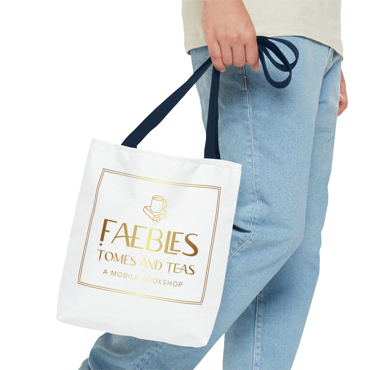 Faebles Tomes and Teas Bookshop Tote