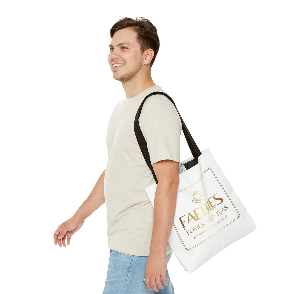 Faebles Tomes and Teas Bookshop Tote