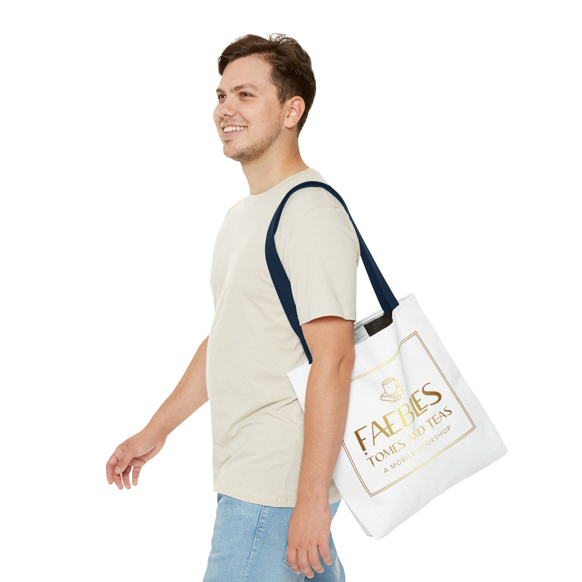 Faebles Tomes and Teas Bookshop Tote