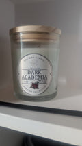 Dark Academia 7 oz soy wax candle by Bonded Glow