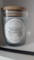 Enemies to Lovers 7 oz soy wax candle by Bonded Glow