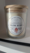 Slow Burn 7 oz soy wax candle by Bonded Glow