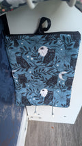 Midnight Owls quilted book sleeve