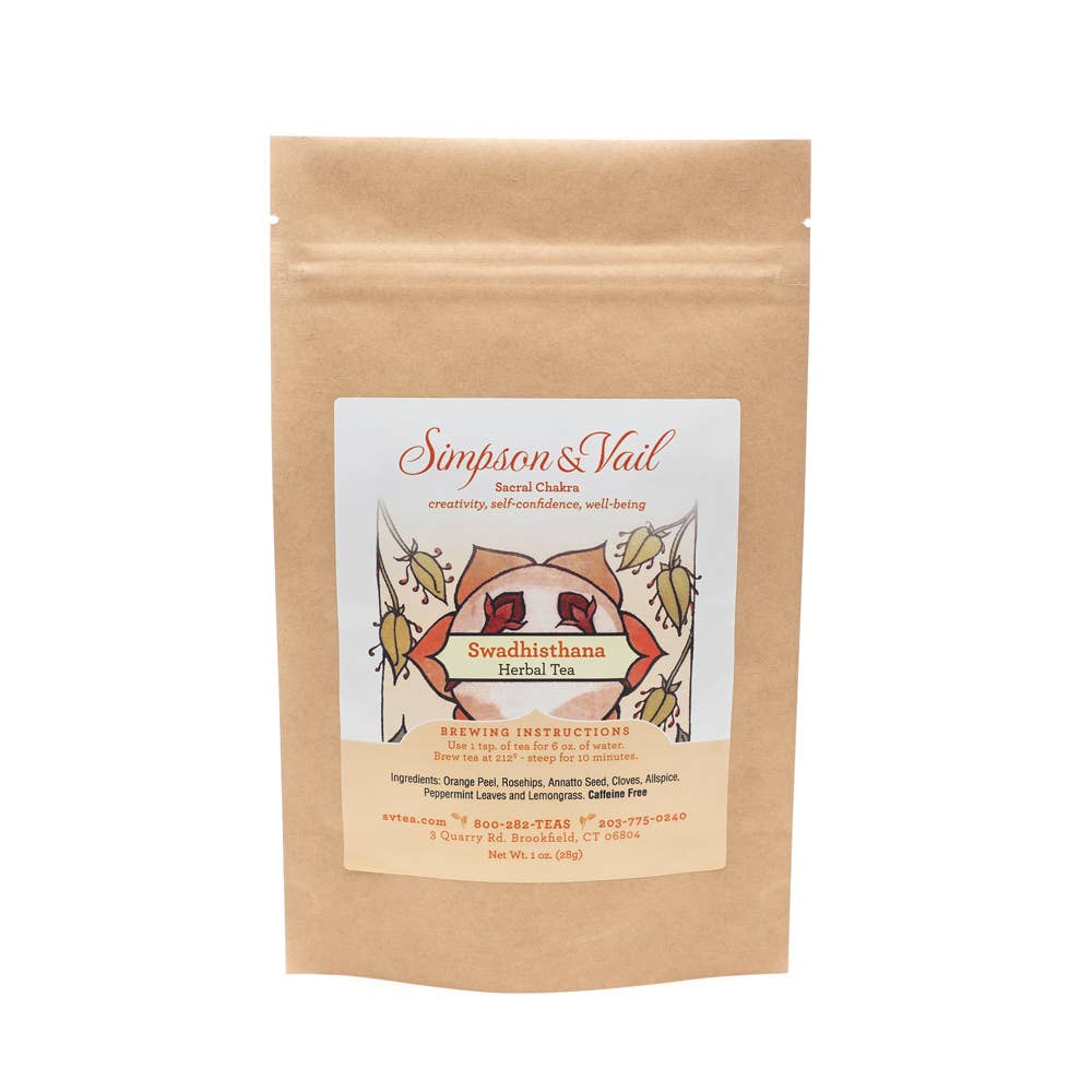 Sacral Chakra (Swadhisthana), Herbal Tea, 1 Ounce Package