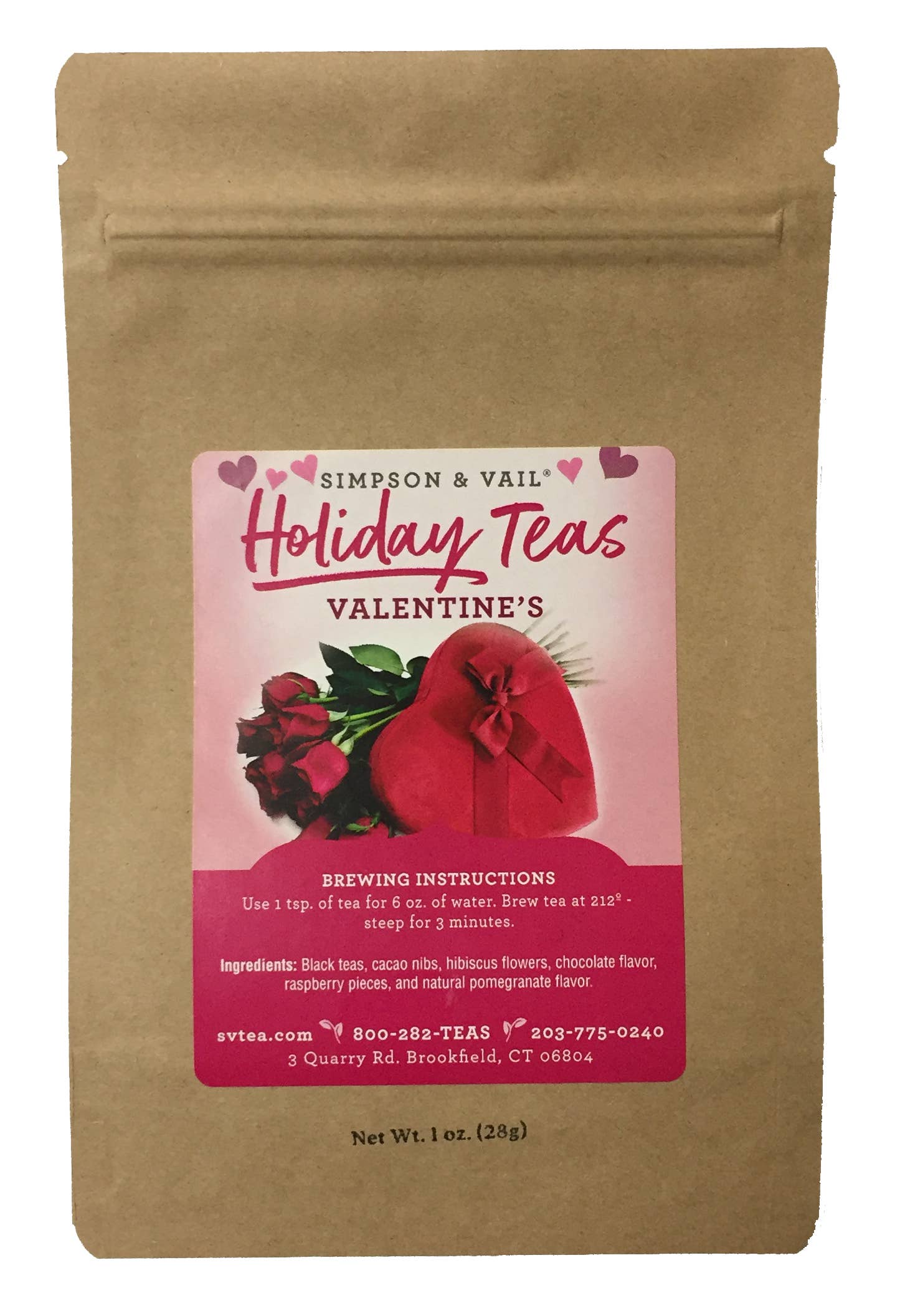 Valentine's Day Blend - Black Tea, 1 Ounce Packet