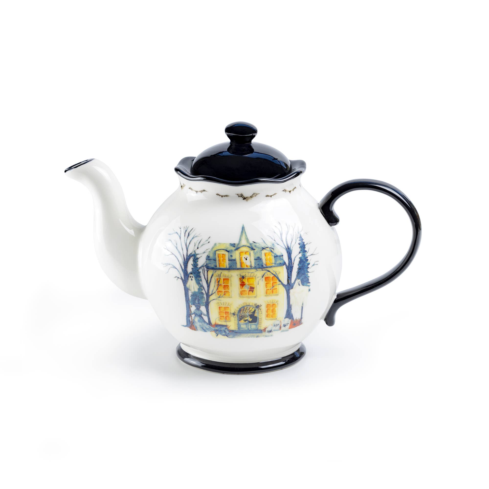 Halloween Haunted House 40oz Teapot