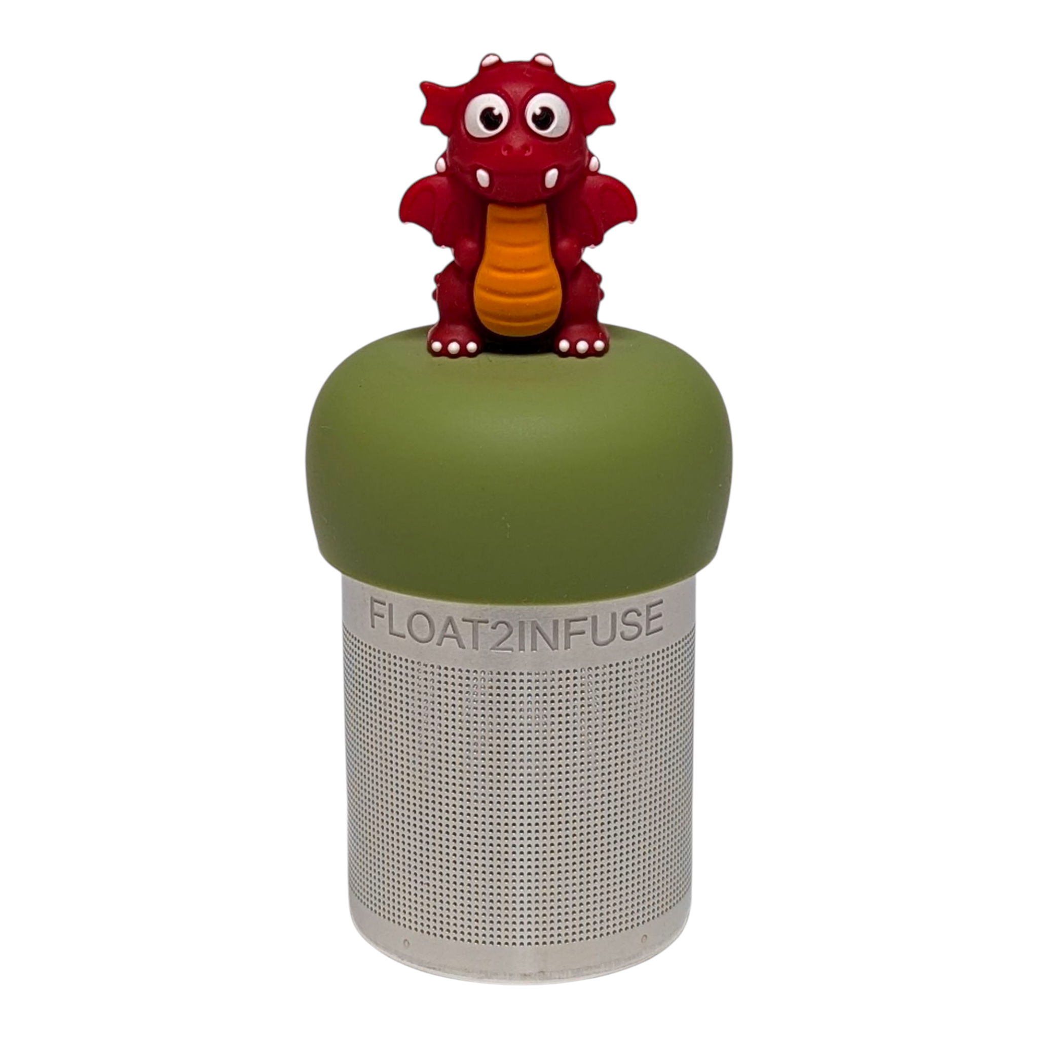 Floating Red Dragon Tea Infuser I Green Base | Tea Infuser