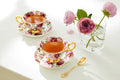 Pink Rose Gold 7oz Bone China Tea Cup and Saucer One Set