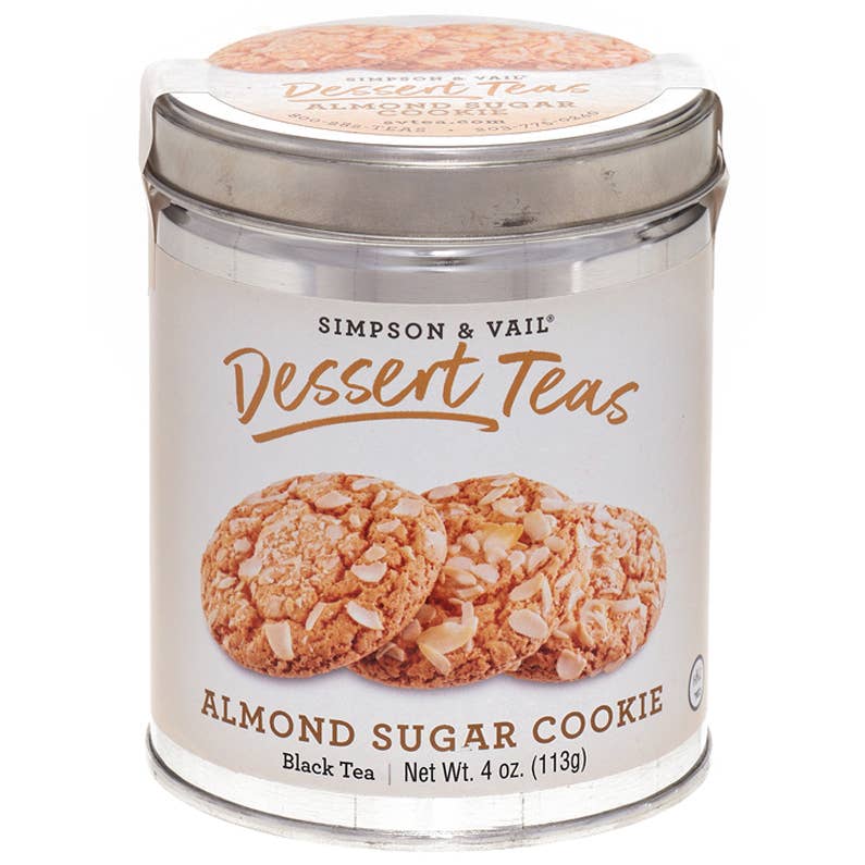 Almond Sugar Cookie Black Tea - 4 Ounce Tin