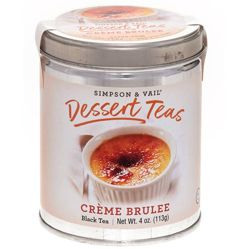 Crème Brulee Black Dessert Tea - 4 Ounce Tin
