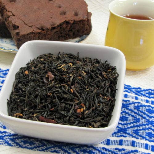 Cinnamon Chocolate Brownie Organic Black Tea - 4 Ounce Tin