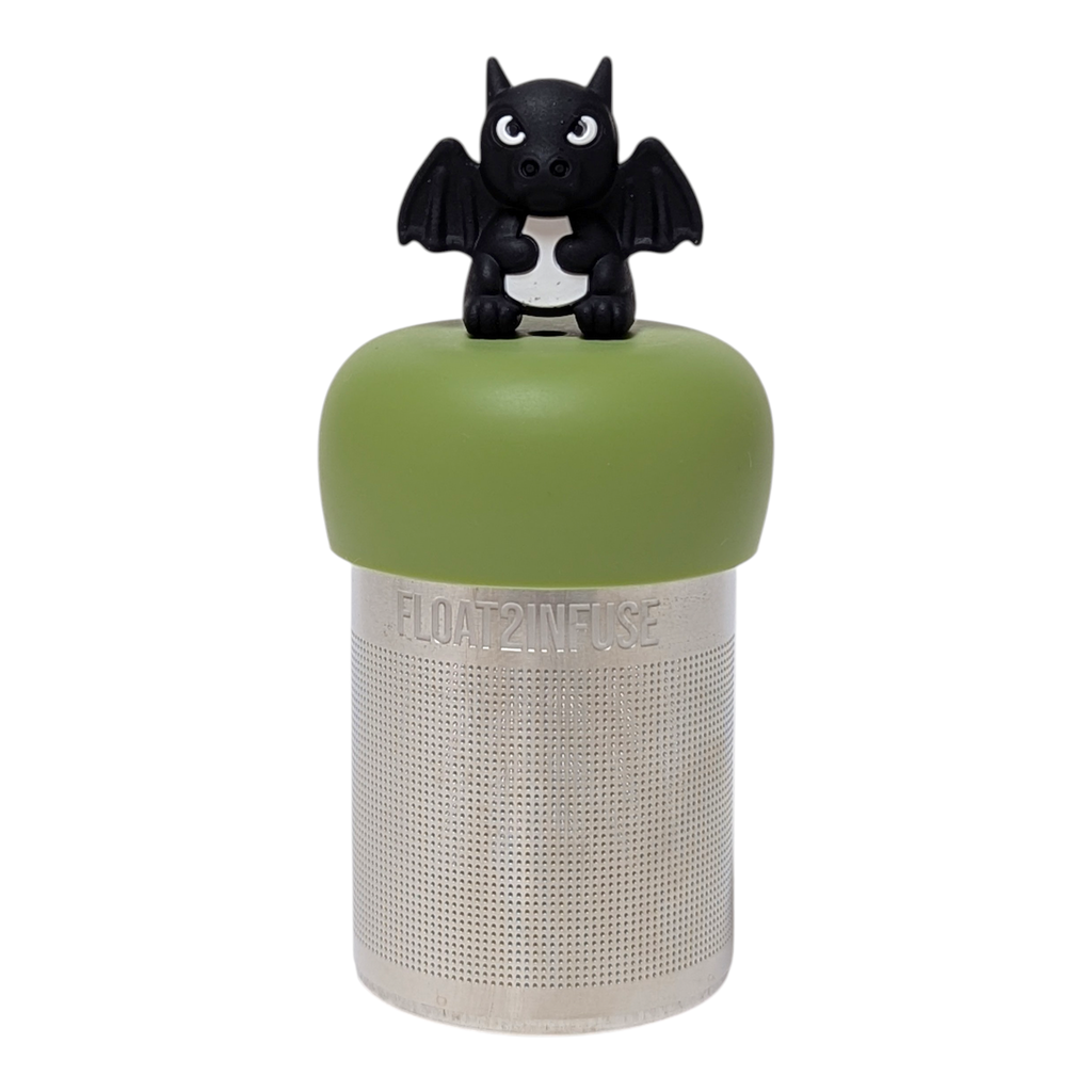 Mad Black Dragon|Floating Tea Infuser |Green Base |Black