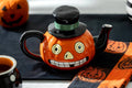 Halloween Jack O' Lantern Pumpkin 38oz Teapot