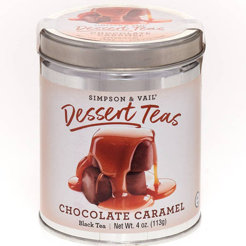 Chocolate Caramel Black Dessert Tea - 4 Ounce Tin