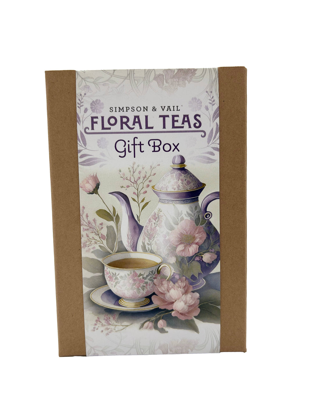 Floral Tea Sampler Gift Box - 4 Packages