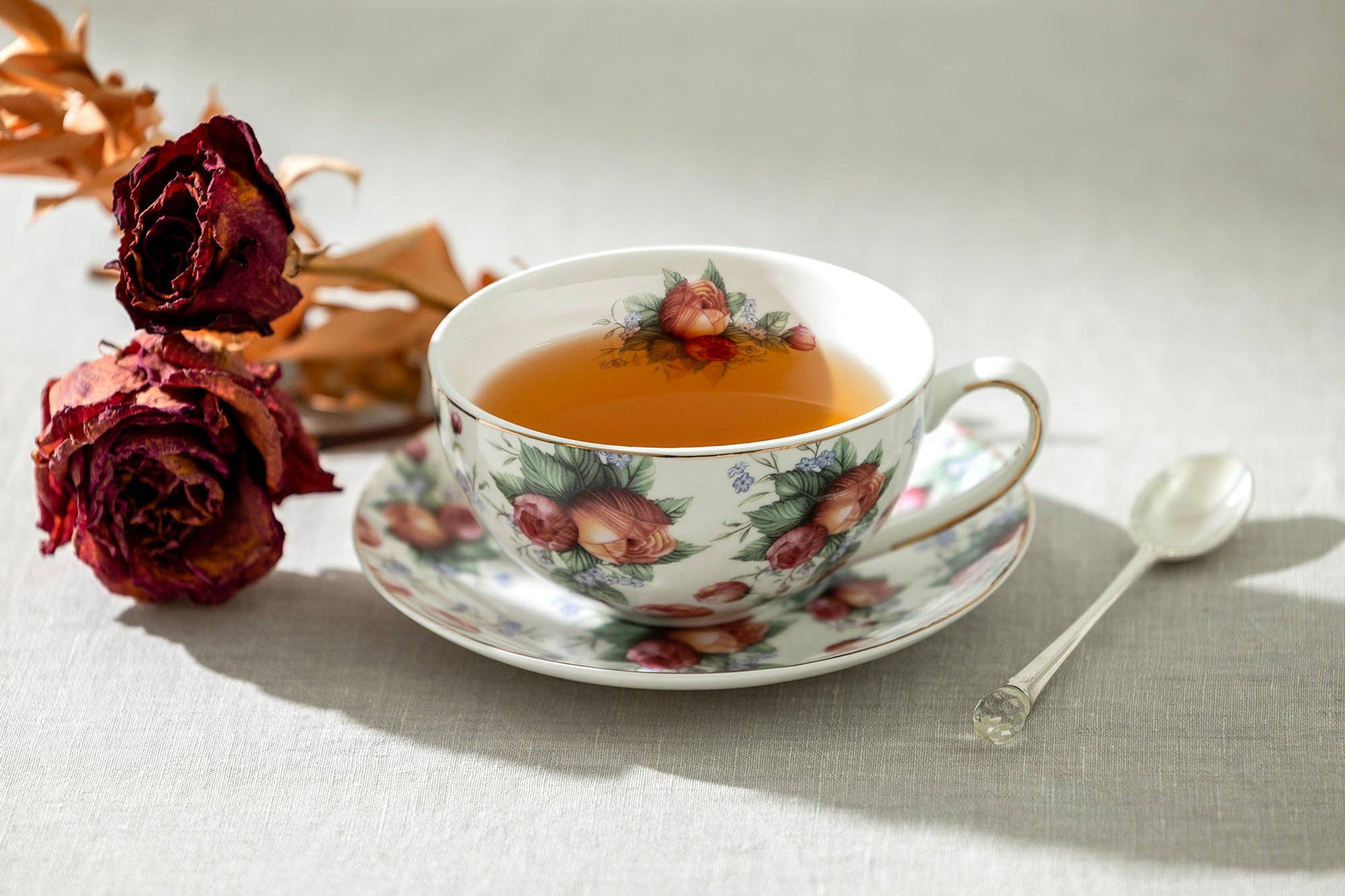Poison Potion Floral 8oz Tea Cup and Saucer