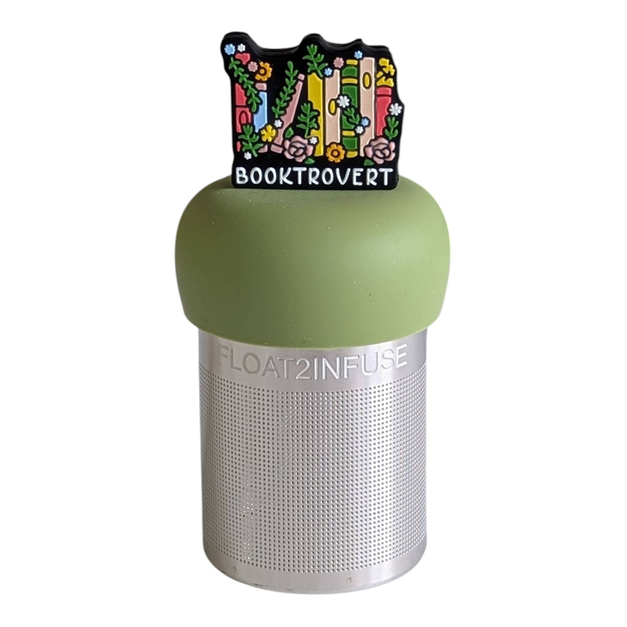 Booktrovert | Floating Tea Infuser | Green Base | BookTok