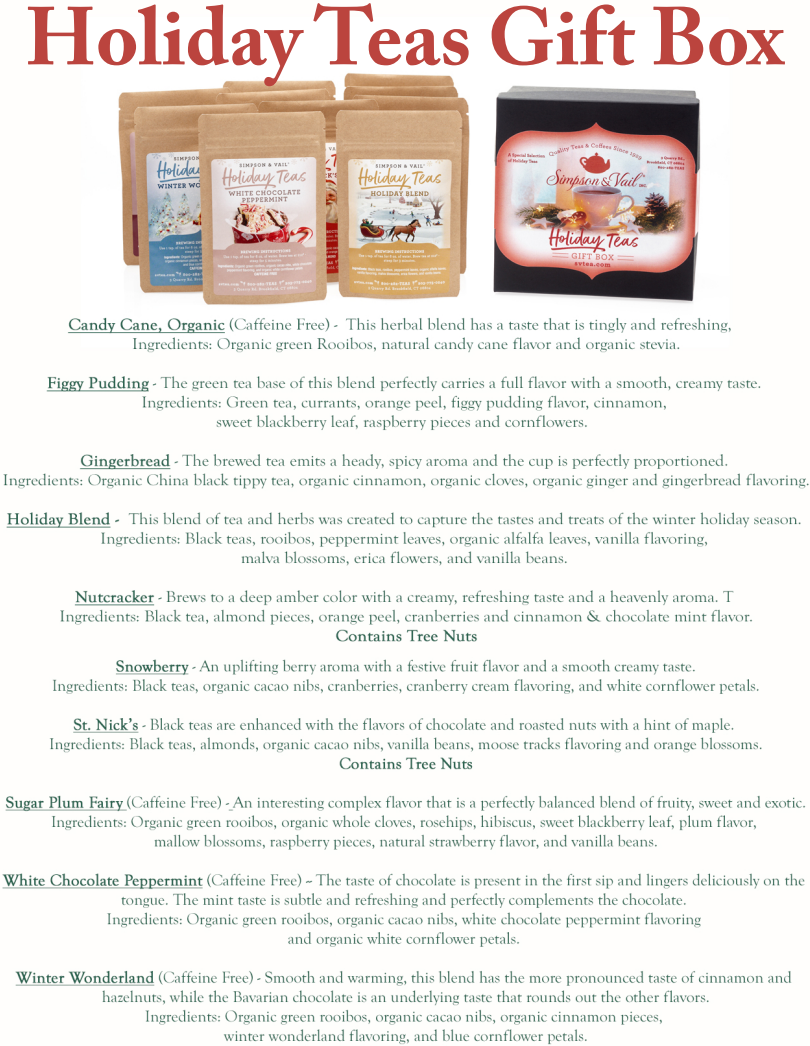 Holiday Tea Sampler - Gift Box